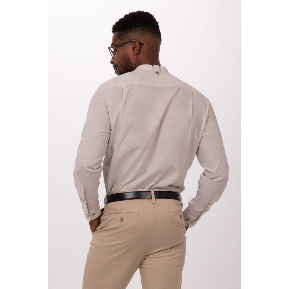 Chef Works Natural Large Modern Fit Verismo Shirt for Men