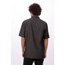 Chef Works Black 2XL Classic Fit Detroit Short Sleeve Denim Shirt for Unisex