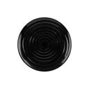 Black GET Enterprises inc Milano Melamine Round Plate, 12.5 inch -- 12 per case