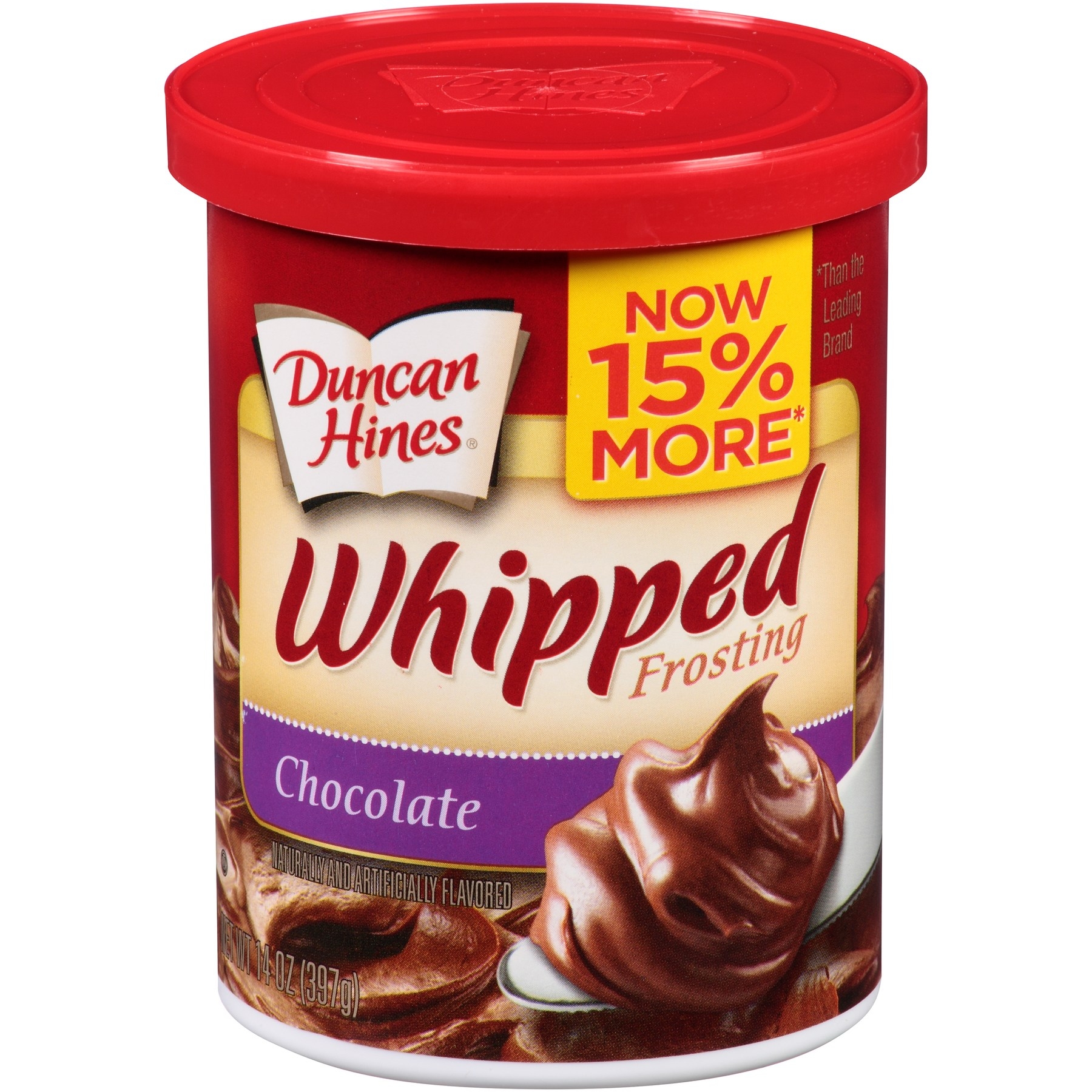 Duncan Hines Whipped Chocolate Frosting, 14 Ounce -- 8 Per Case