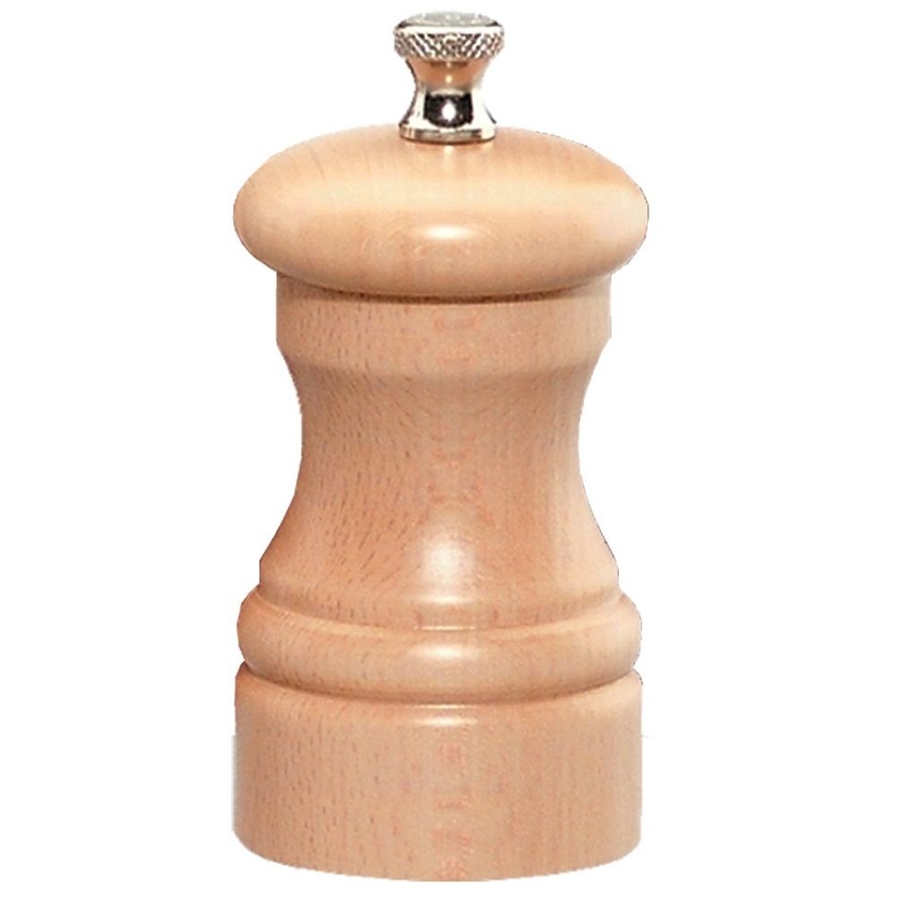 Chef Specialties Capstan Natural Maple Salt Mill, 4 inch.