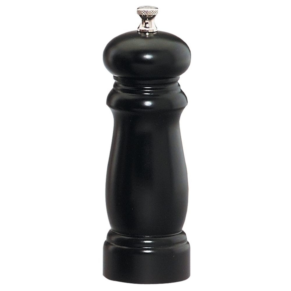 Chef Specialties Salem Ebony Finish Salt Mill, 6 inch.