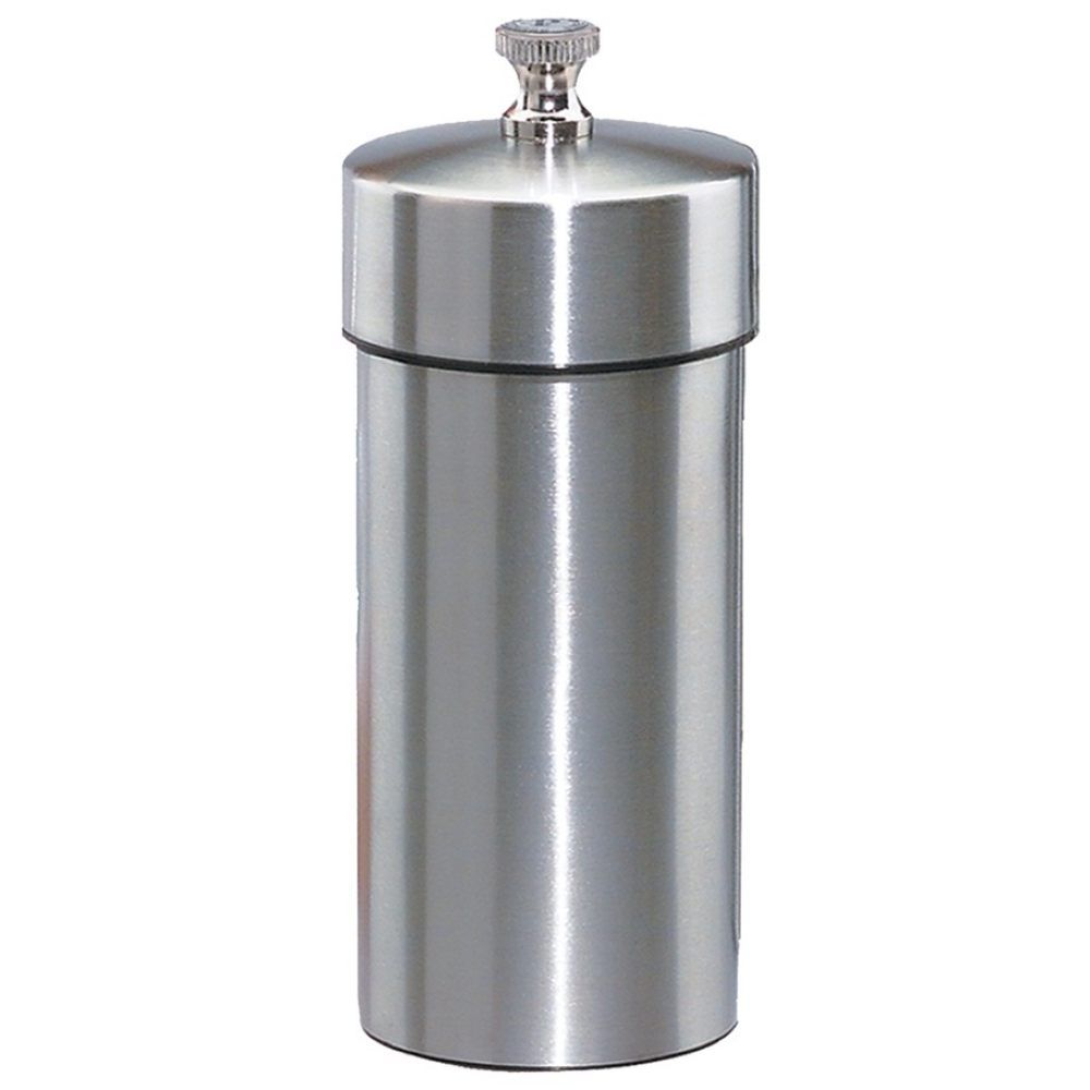 Chef Specialties Futura Brushed Stainless Pepper Mill, 5.5 Inch