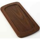 American Metalcraft Rimmed Ash Wood Serving Board, 12 inch Length -- 6 per case.