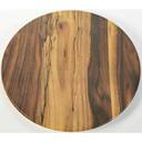 American Metalcraft Acacia Melamine Serving Board, 17 1/4 inch Dia. -- 8 per case.