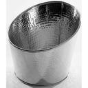 American Metalcraft Hammered Stainless Steel Angled Beverage Tub, 8 inch Dia. -- 24 per case.