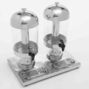American Metalcraft Double Juice Dispenser, 8 1/2 Quart.