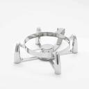 American Metalcraft Round Stainless Steel Chafer Base Only, 14 1/2 x 17 x 5 3/4 inch.