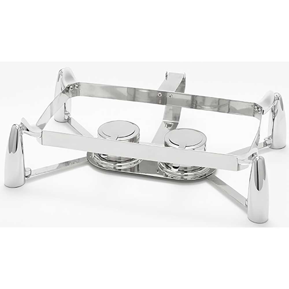American Metalcraft Stainless Steel Rectangular Chafer Base Only, 22 x 16 x 5 3/4 inch.