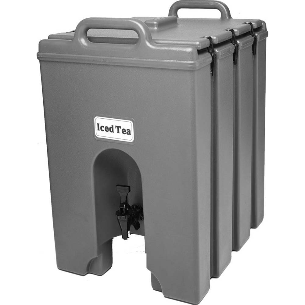 Cambro Camtainers Hot Red Insulated Beverage Server, 11 3/4 Gallon Capacity.