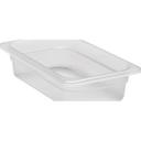 Cambro Translucent Polypropylene Fourth Size Food Pan, 2 1/2 inch Depth -- 6 per case.