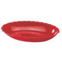 Cambro Deli Oval Platter, Red, 15 x 12 inch -- 6 per case.