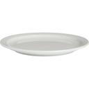 Cambro Camtherm White Ceramic Plate, 9 inch Height x 1 inch Diameter -- 24 per case.