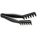 Cambro Lugano Angled Tong, Black, 8 1/4 inch Length -- 12 per case