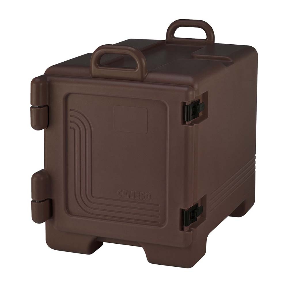 Cambro Dark Brown Ultra Pan Carrier - Insulated Food Server, 17 x 25 3/4 x 22 3/8 inch.