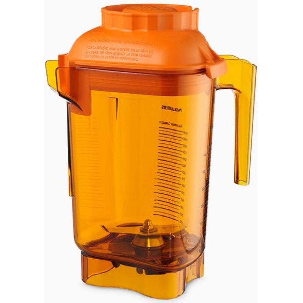 Vitamix Colored Advance Orange Container With Advance Blade Assembly And Orange One Piece Lid, 32 Ounce