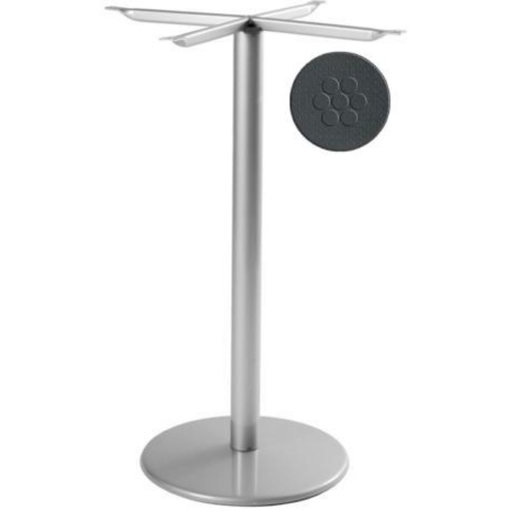 Emu Bistro Antique Iron Outdoor Indoor Bar Table Base Only, 40.75 x 21.5 x 16 inch.