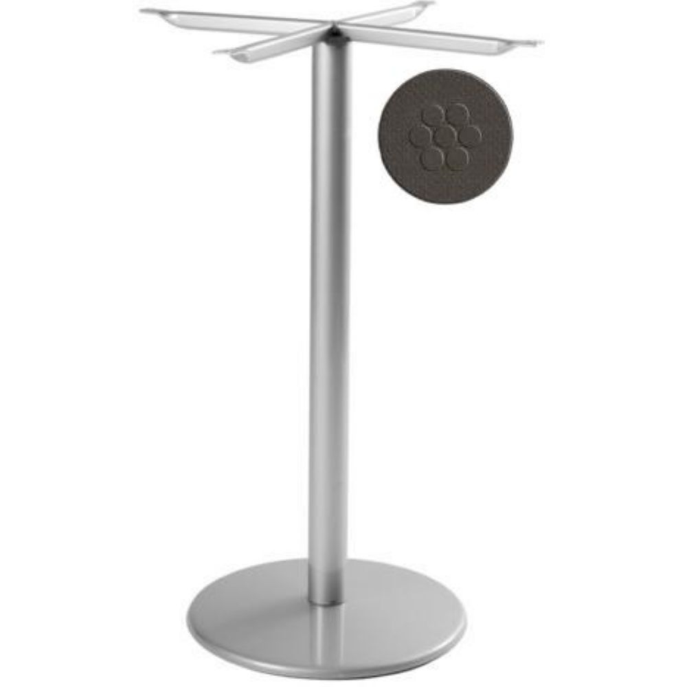 Emu Bistro Antique Bronze Outdoor Indoor Bar Table Base Only, 40.75 x 21.5 x 16 inch.