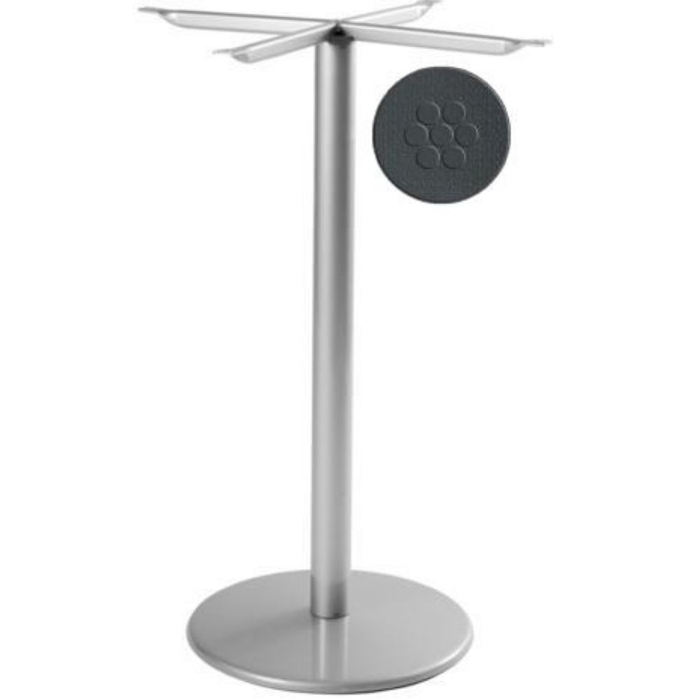 Emu Bistro Antique Iron Outdoor Indoor Bar Table Base Only, 40.75 x 21.5 x 20 inch.