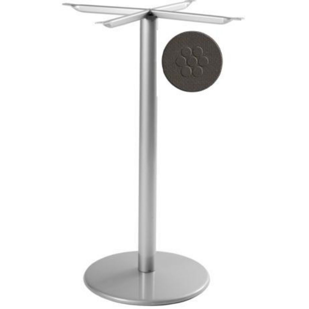 Emu Bistro Antique Bronze Outdoor Indoor Bar Table Base Only, 40.75 x 21.5 x 20 inch.