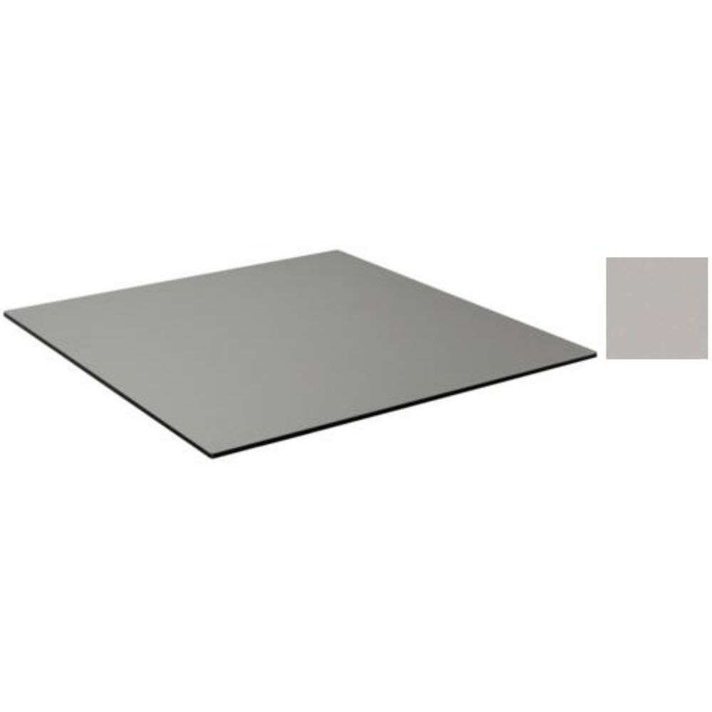 Emu Alf Square Metal Brushed Outdoor Indoor Table Top Only, 32 inch.