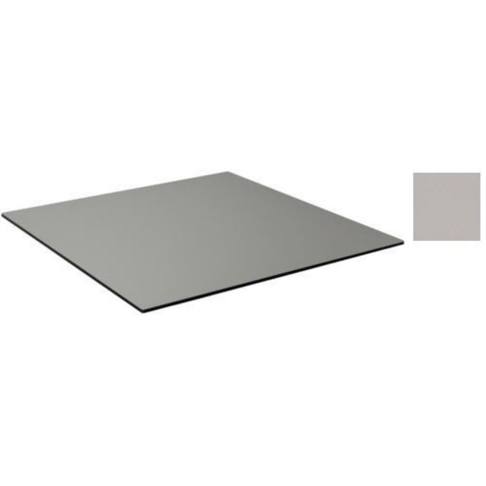 Emu Alf Square Metal Brushed Outdoor Indoor Table Top Only, 36 inch.