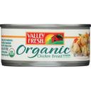 Valley Fresh Organic Chicken Breast in Water, 5 Ounce -- 12 per case.