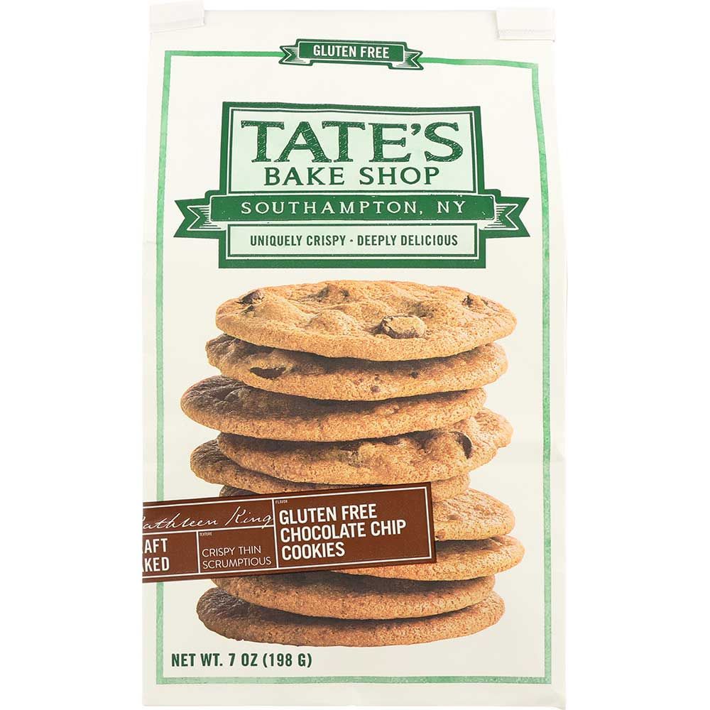 Tate's Bake Shop Gluten Free Chocolate Chip Cookie, 7 Ounce -- 12 Per Case