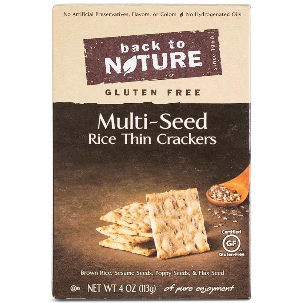 Back to Nature Multi Seed Rice Thin Cracker, 4 Ounce -- 12 per case