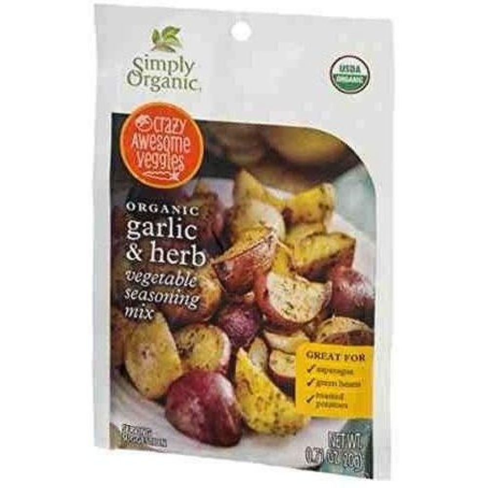 Simply Organic Garlic and Herb Vegetable Seasoning Mix, 0.71 Ounce -- 12 per case.