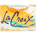 Lacroix Apricot Sparkling Water, 12 Fluid Ounce - 12 per pack -- 2 packs per case.