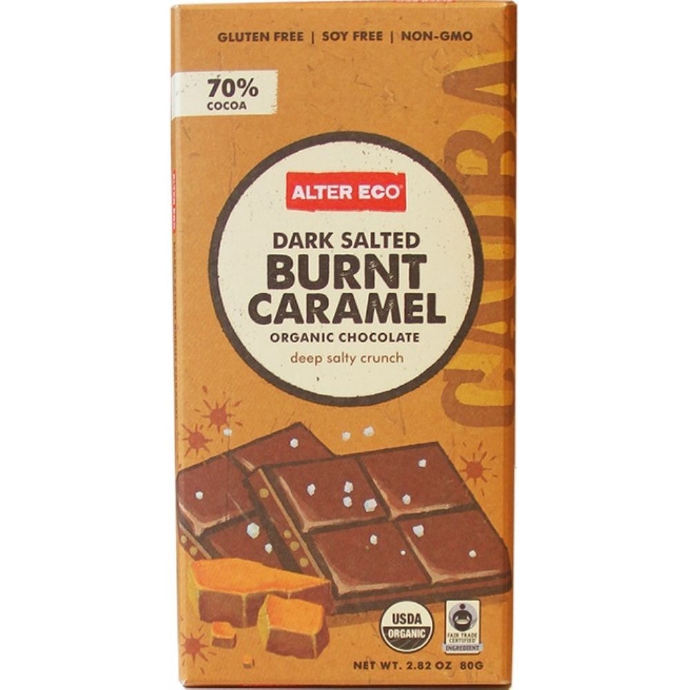 Alter Eco Foods Organic Dark Burnt Caramel Chocolate, 2.82 Ounce -- 12 per case.