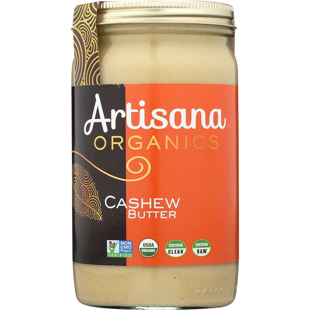 Artisana Organic Raw Cashew Butter, 14 Ounce -- 6 per case.