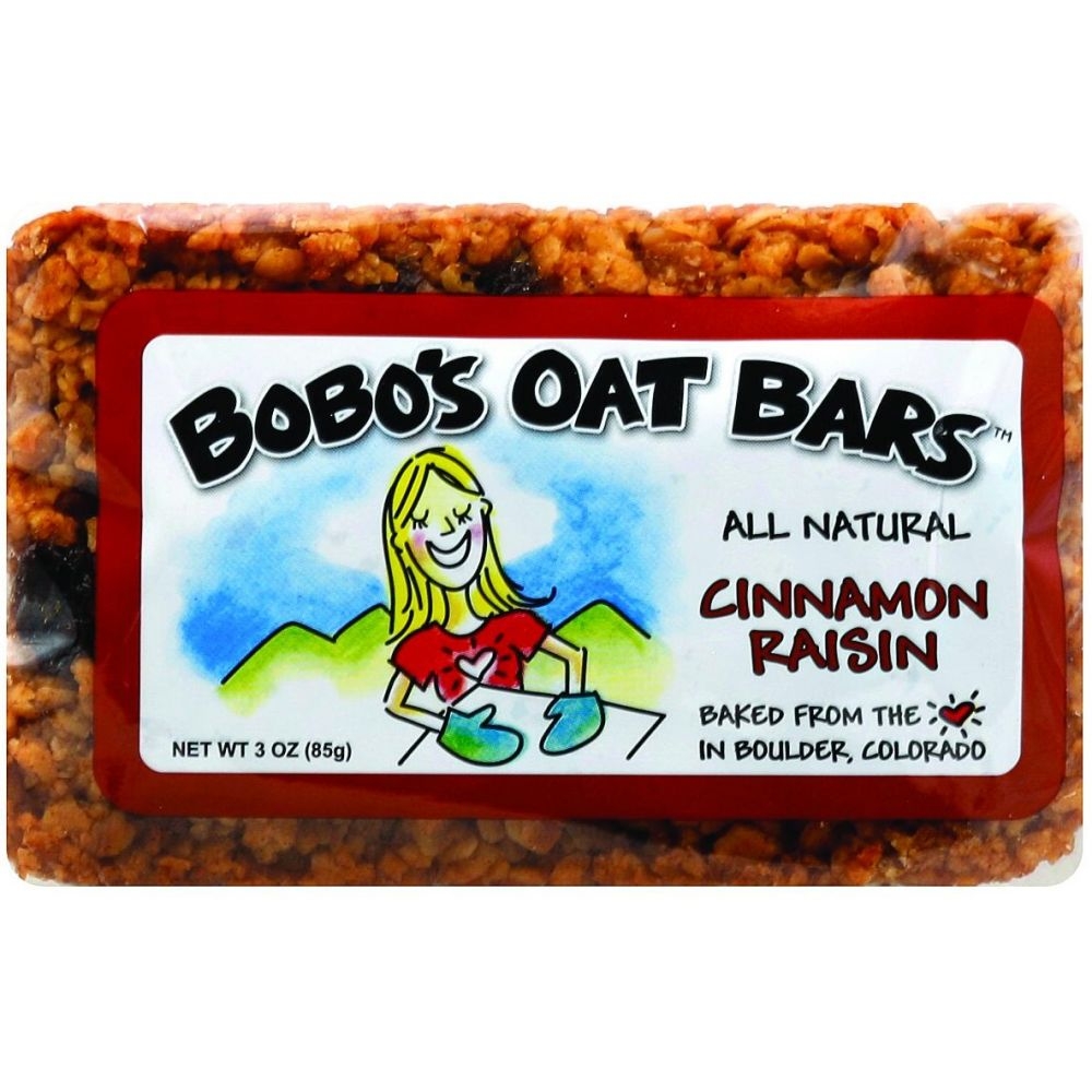 Bobos Cinnamon Raisin Oat Bar, 3 Ounce -- 12 per case.