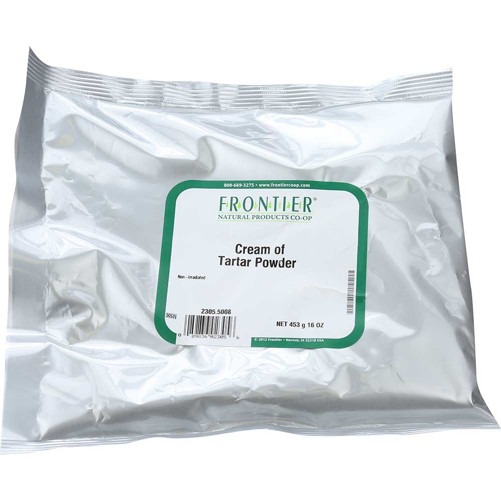 Frontier Herb Cream of Tartar Powder, 16 Ounce