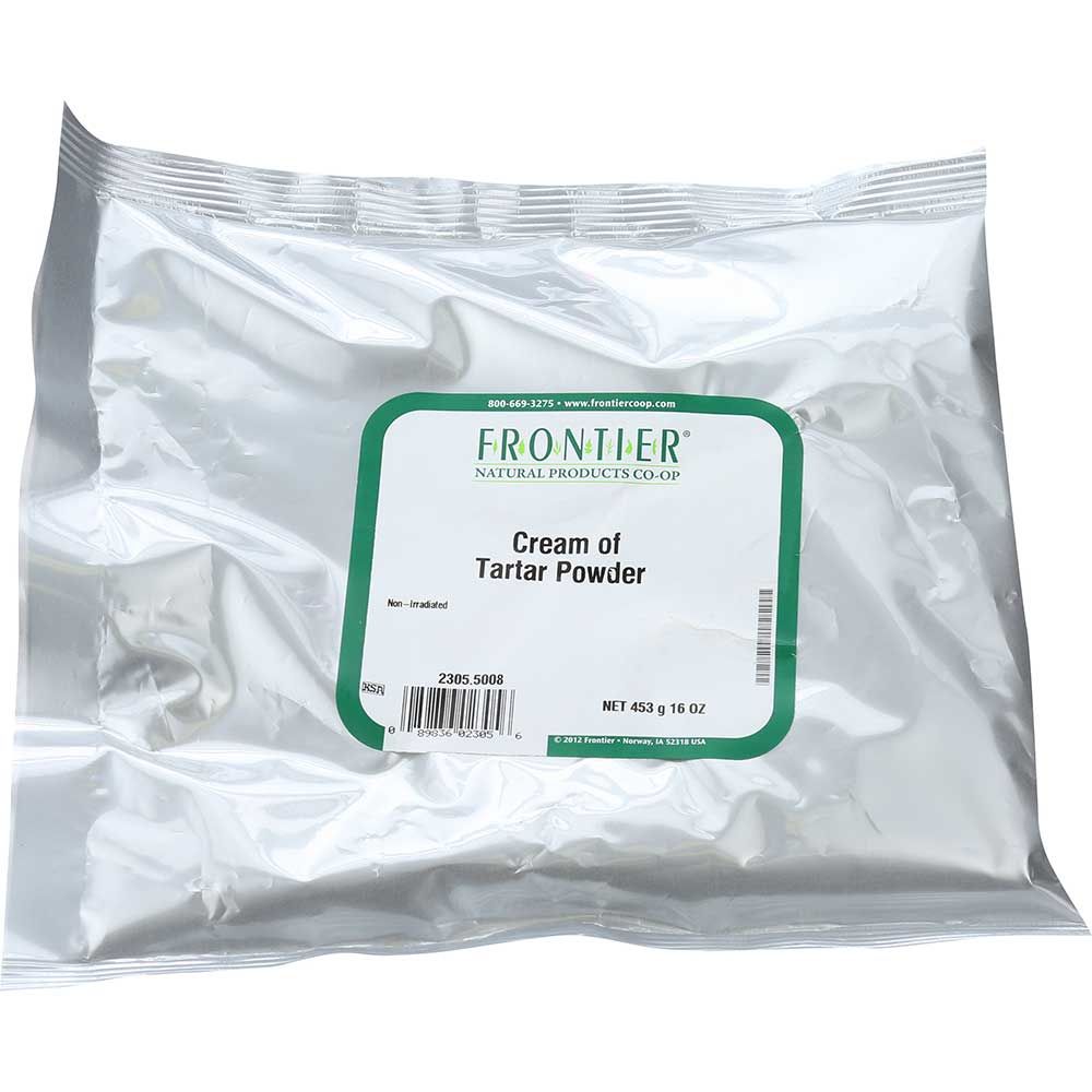 Frontier Herb Cream Of Tartar Powder, 16 Ounce