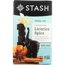 Stash Premium Licorice Spice Herbal Tea - 20 bags per pack -- 6 packs per case.