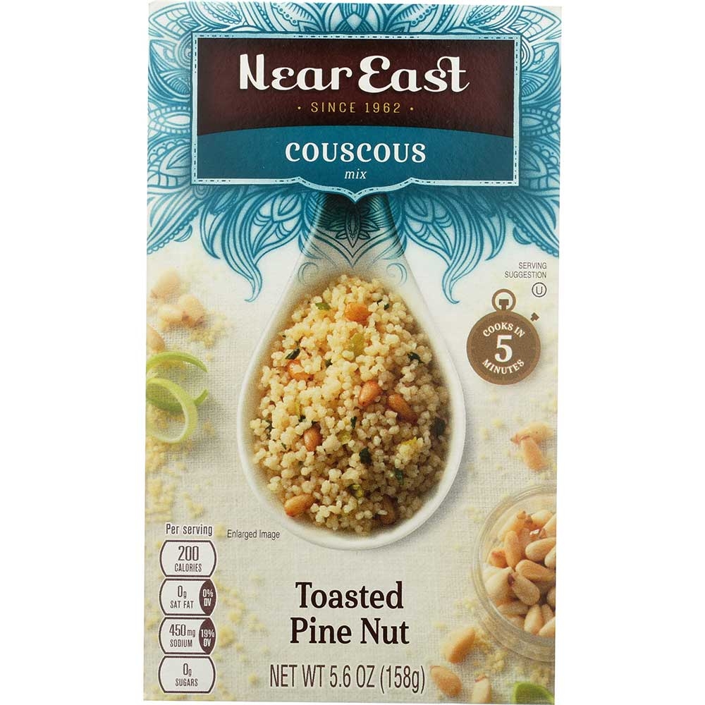 Near East Couscous Pine Nut Ts - 5.6 Oz Pack -- 12 Case