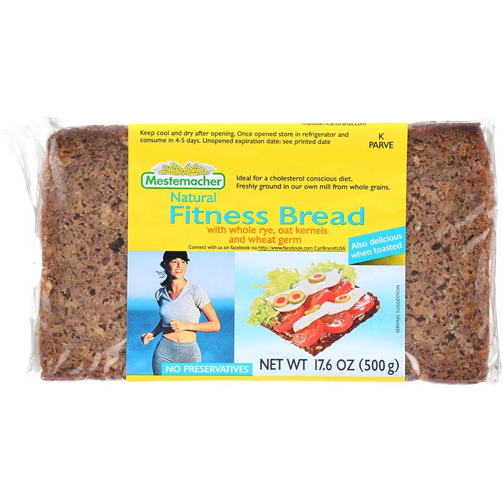 Mestemacher Fitness Brd - 17.8 ounce  -- 12 per case.