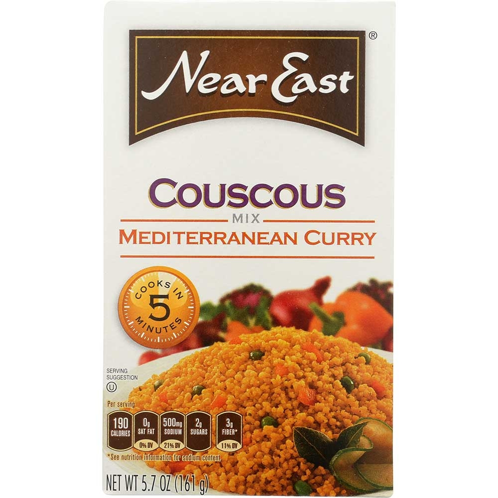 Near East Cous Med Curry - 5.7 Oz Pack -- 12 Case