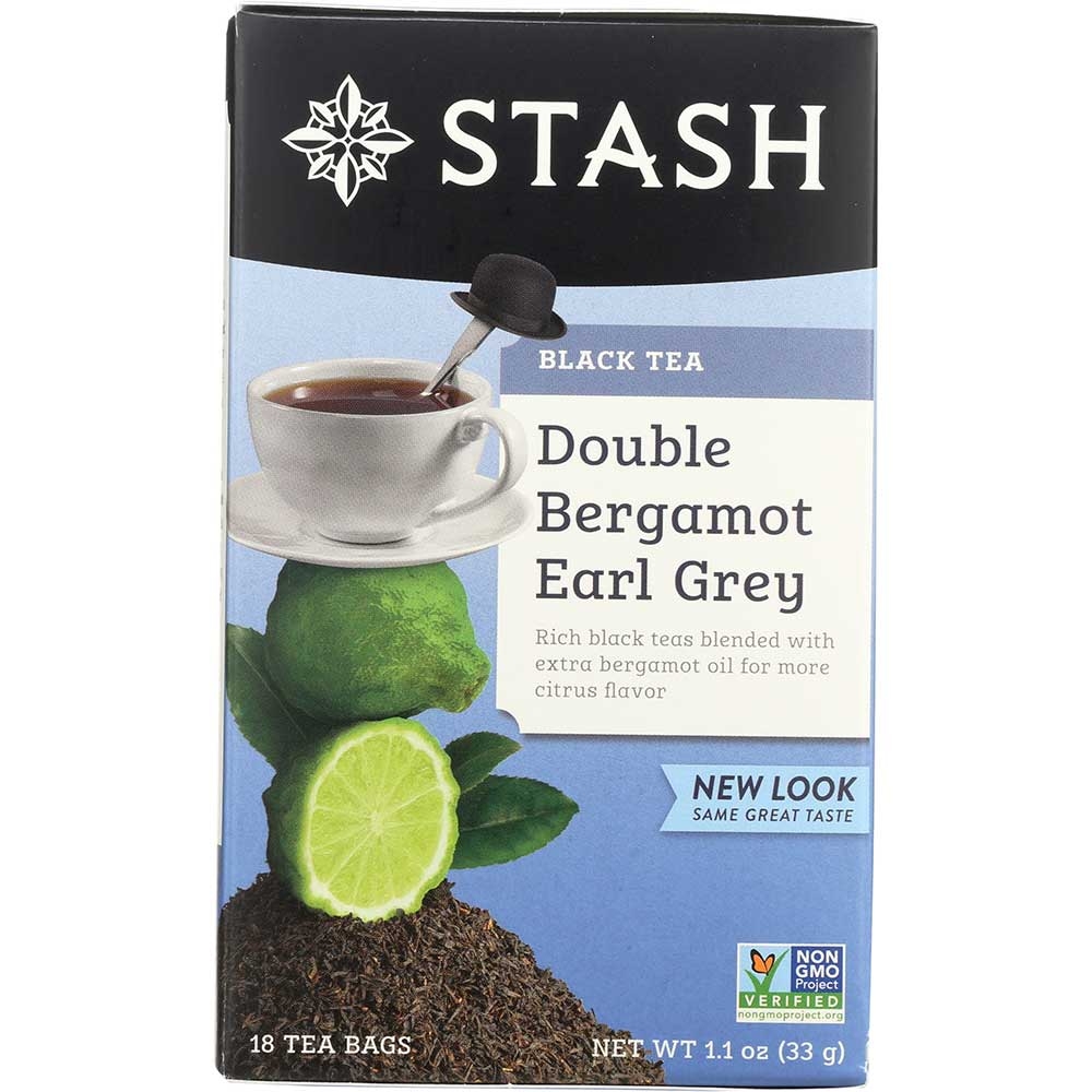 Stash Double Bergamot Earl Grey Tea -- 6 per case.