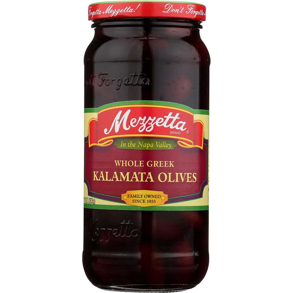Mezzetta Greek Kalamata Olives, 10 Ounce -- 6 Per Case