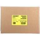 Unfi Organic Roasted and No Salt Whole Large Fancy Cashew, 25 Pound.