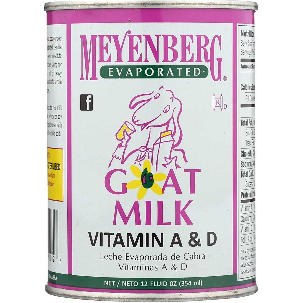 Meyenberg Jackson Evaporated Goat Milk, 12 Ounce -- 12 per case