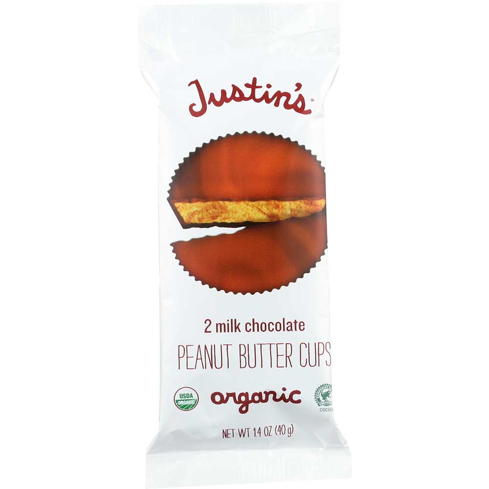 Justins Nut Butter Milk Chocolate Peanut Butter Cup, 1.4 Ounce -- 12 per case.
