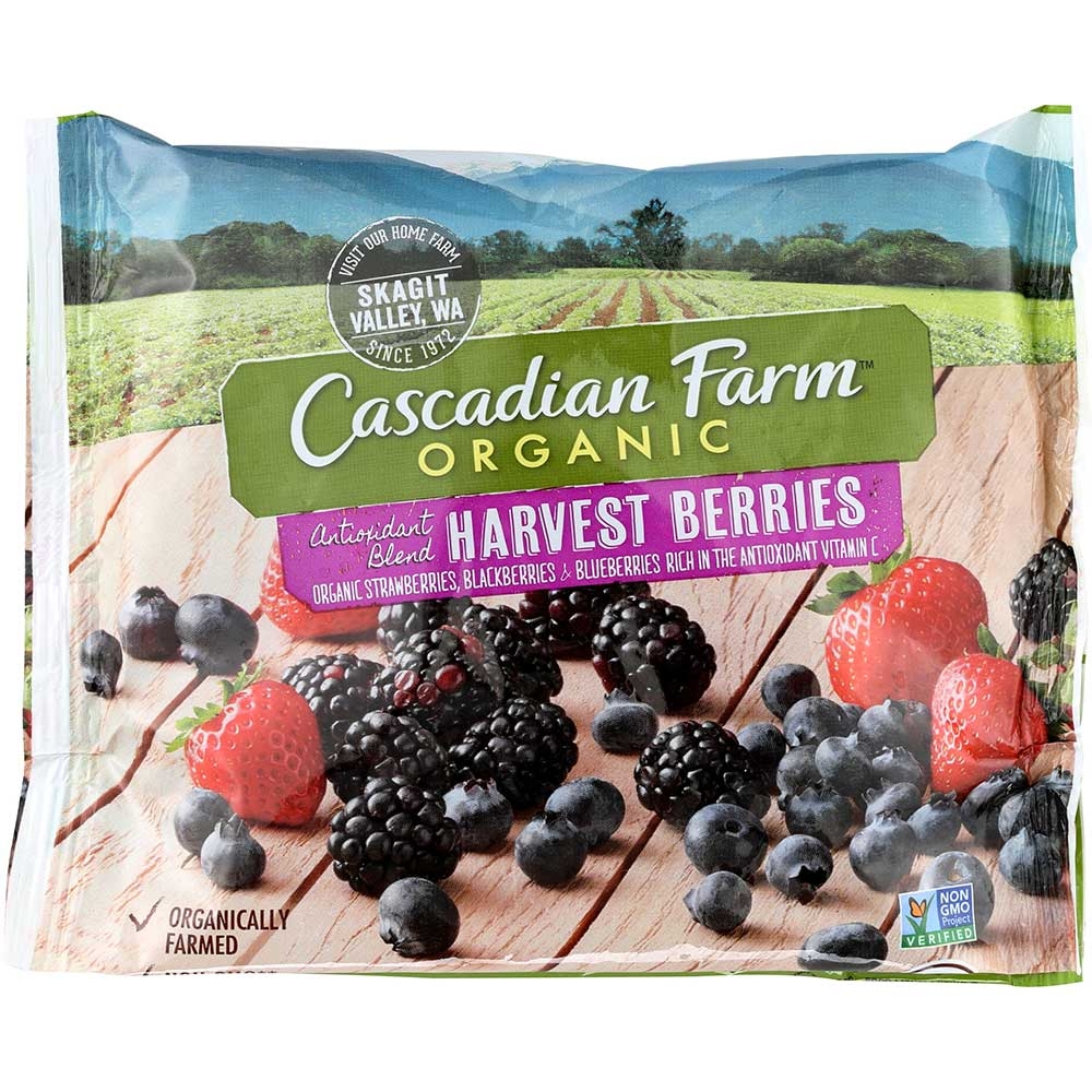 Cascadian Farm Organic Harvest Berries, 10 Ounce -- 12 per case.