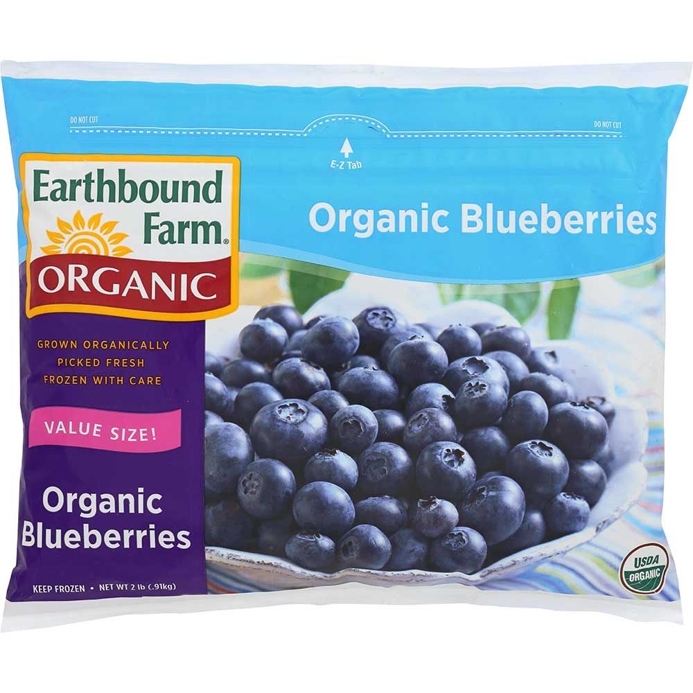 Earthbound Farm Blueberry, 2 Pound -- 6 per case.