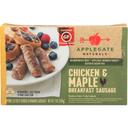 Applegate Farm Natural Chicken and Maple Breakfast Sausage, 7 Ounce -- 12 per case.