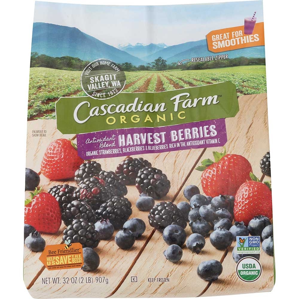 Cascadian Farm Organic Antioxidant Blend Harvest Berries, 32 Ounce -- 6 per case.