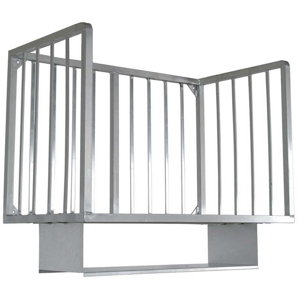 John Boos Ceiling Mount Aluminum Meat Boat Rack, 72 x 20 inch.